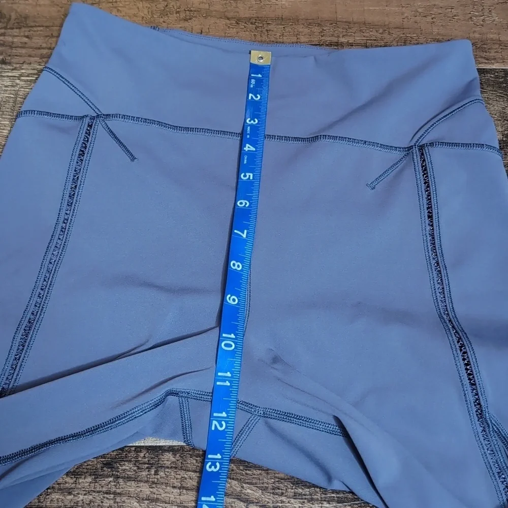 LULULEMON Sculpt It Tight 'Greyvy' (Purple-ish?) Semi-Sheer Panels Hi-Rise Sz 8